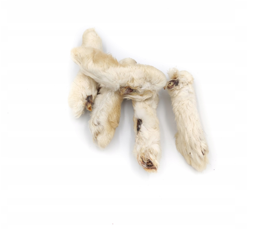 12x Natural Rabbit Paw Feet with Fur for Dogs (250g) – Hypoallergenic Chew Treats (Copy) Vesta Market