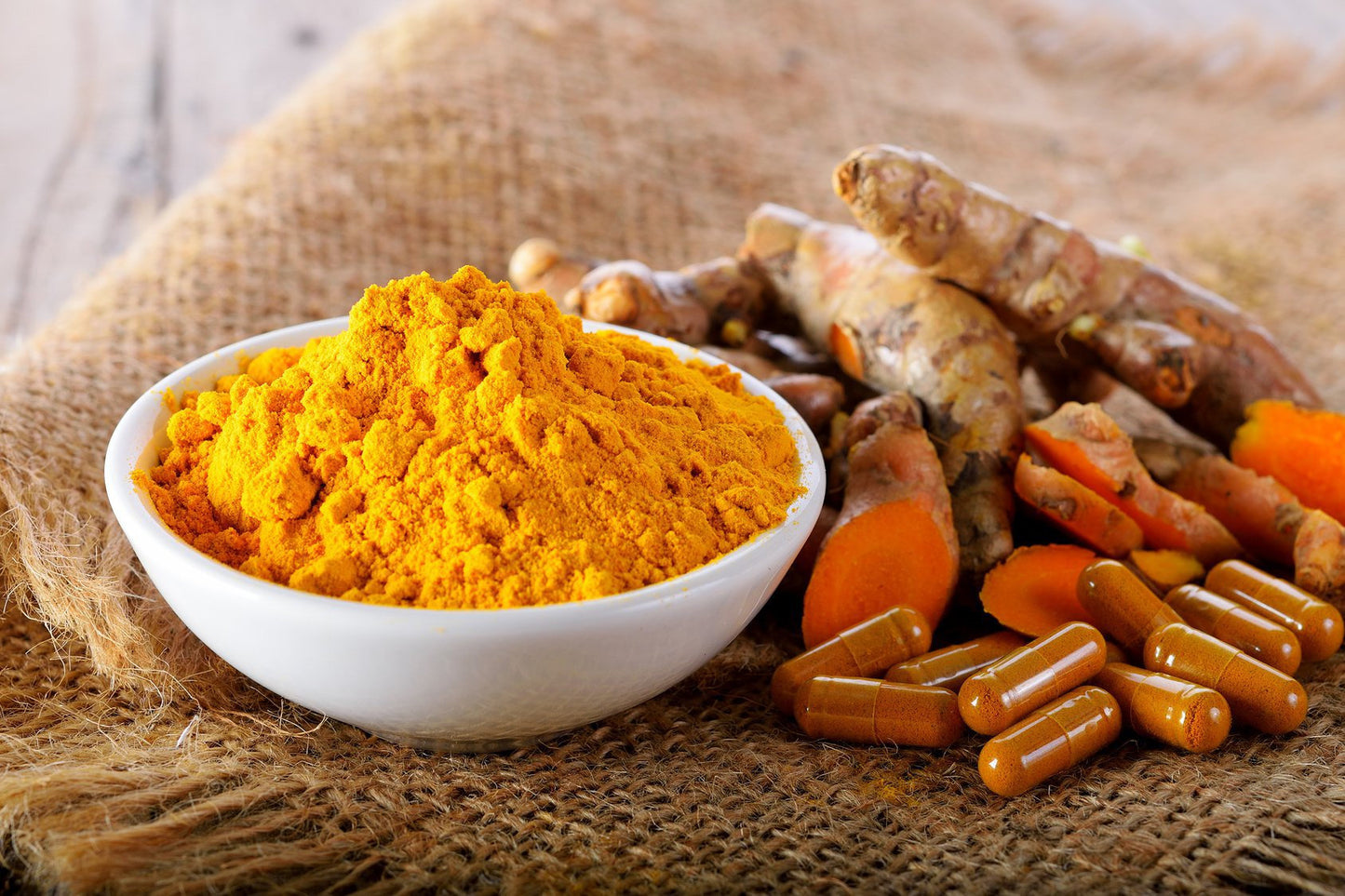 100% Turmeric Capsules Curcuma Longa 100 capsules weight management, diet, anti inflammatory, arthritis - Vesta Market